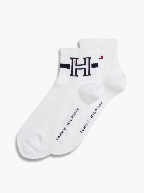 White 2-Pack Arch Support Ankle Socks  Men