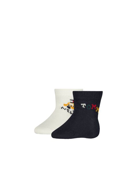Multi Tommy Hilfiger Babies' Classic Socks 2 Pack  Newborn