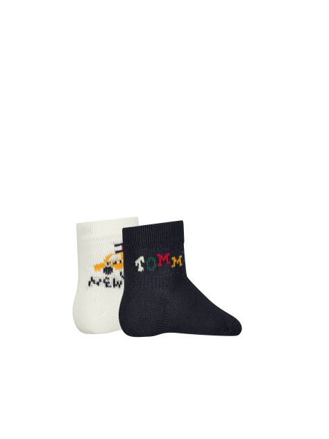 Multi Tommy Hilfiger Babies' Classic Socks 2 Pack  Newborn