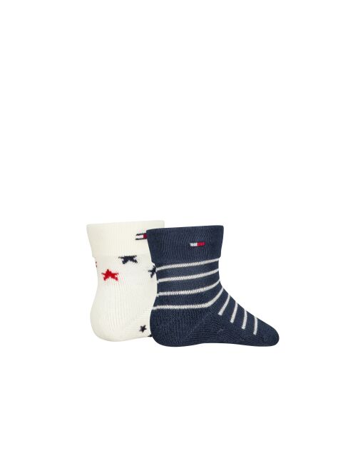 Multi Tommy Hilfiger Babies' Classic Socks 2 Pack  Newborn
