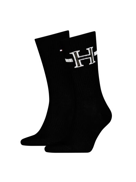 Black 2-Pack Arch Support Sport Socks  Men