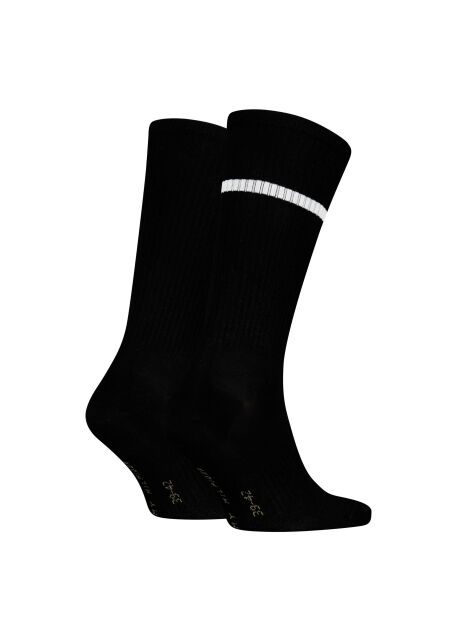 Black 2-Pack Arch Support Sport Socks  Men