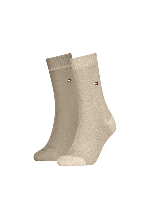 Beige Tommy Hilfiger Women's Classic Socks 1 Pack  Women