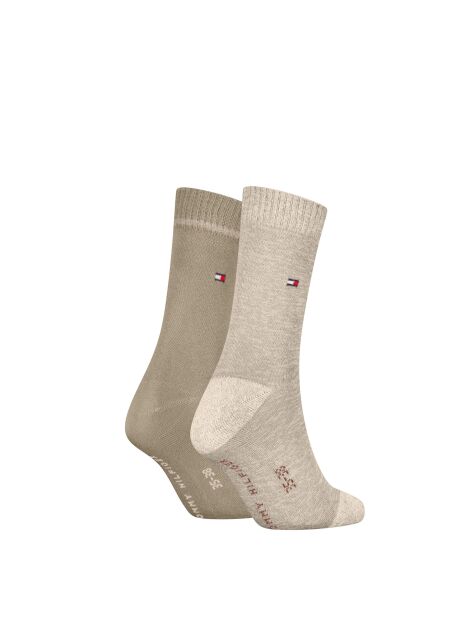 Beige Tommy Hilfiger Women's Classic Socks 1 Pack  Women
