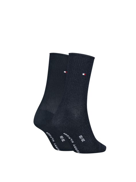 Blue Tommy Hilfiger Women's Classic Socks 2 Pack  Women