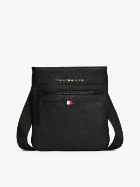 Black Essential Small Crossover Bag  Men