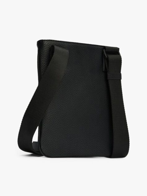 Black Essential Small Crossover Bag  Men