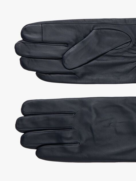 Blue Essential Enamel Flag Leather Gloves  Men