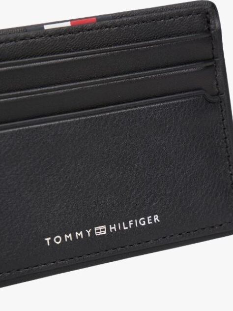 Black Corporate Leather Credit Card Holder  Men