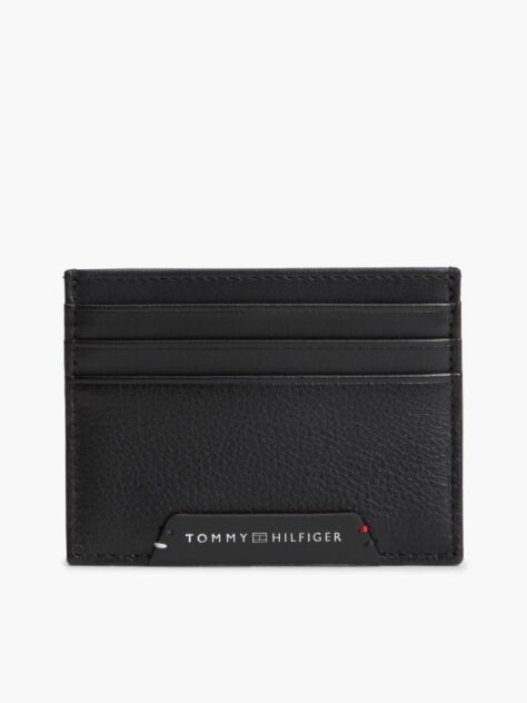 Black Corporate Leather Credit Card Holder  Men
