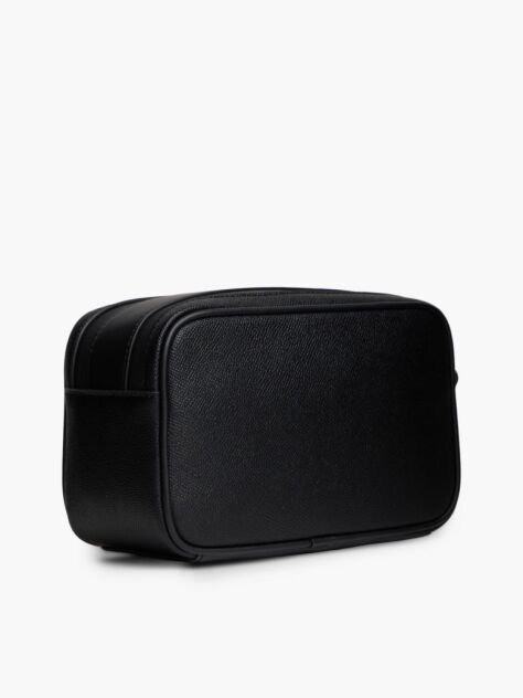 Black Modern Textured Flag Washbag  Men