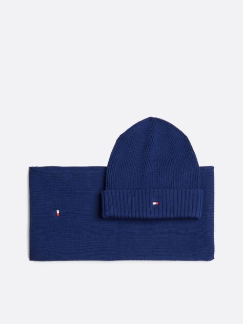 Blue Kids' Essential Beanie and Scarf Gift Set  Kids Unisex