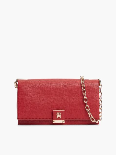 Red TH Monogram Crossbody Bag  Women