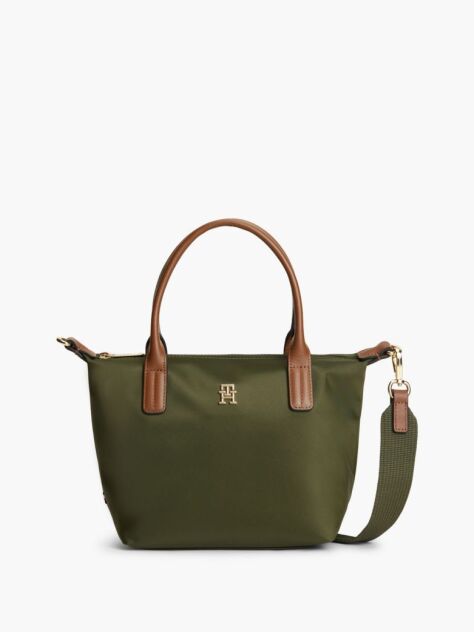 Green Webbing Crossbody Tote Bag  Women