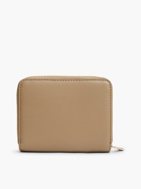Μπεζ TH Monogram Πορτοφόλι Με Κλείσιμο Flap Και Φερμουάρ  Γυναίκες
