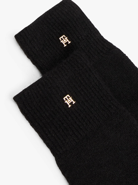 Μαύρο Chic TH Monogram Γάντια  Γυναίκες