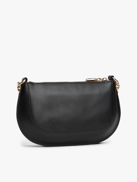 Black TH Monogram Chain Strap Crossbody Bag  Women