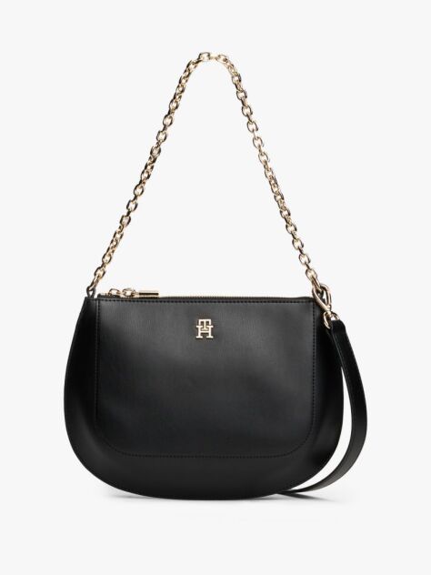 Black Chain Strap Convertible Crossbody Bag  Women