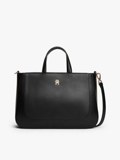 Black TH Glam Satchel Bag  Women