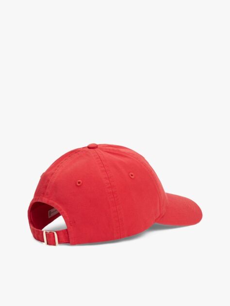 Red Logo Embroidery Twill Baseball Cap  Women