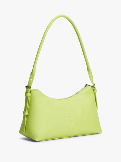 Green Metal Logo Shoulder Bag  Women