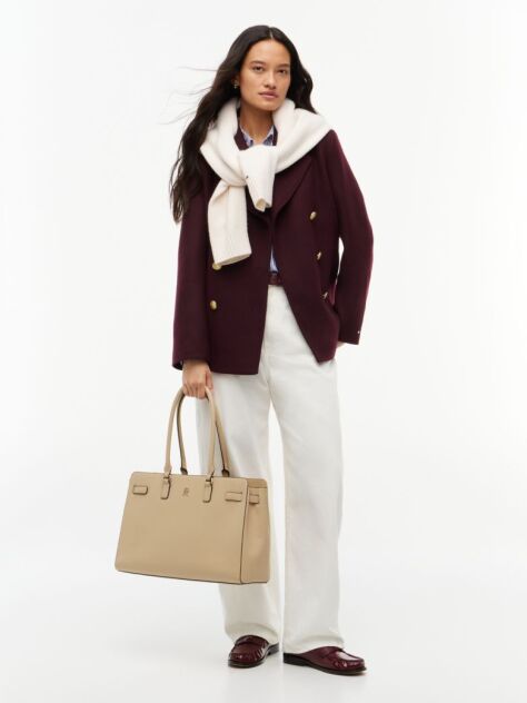 Μπεζ TH Monogram Τσάντα Tote  Γυναίκες