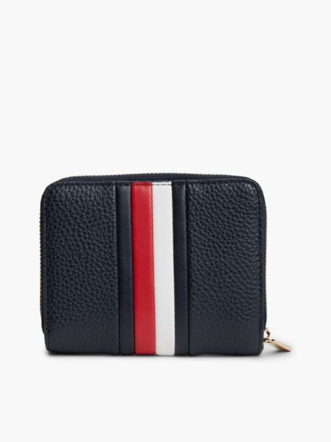 Μπλε Hilfiger Icon Πορτοφόλι Με Φερμουάρ Και Λεπτομέρεια Global  Γυναίκες