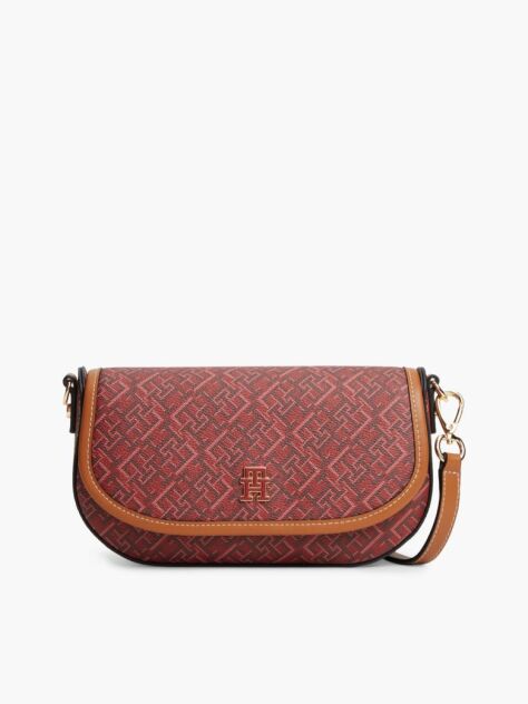 Red TH Monoplay Crossbody Saddle bag  Women