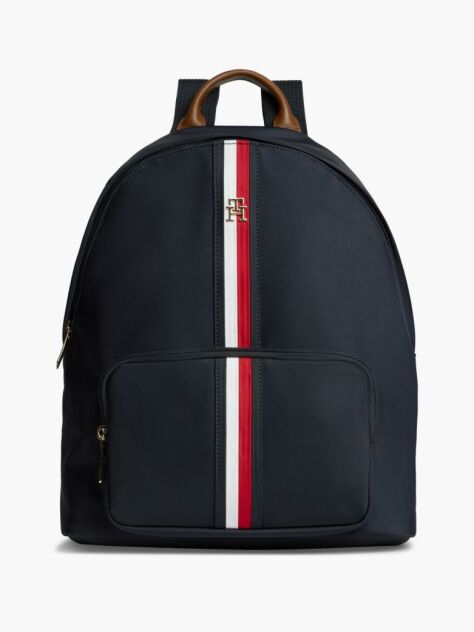 Blue Popette Global Stripe Dome Backpack  Women