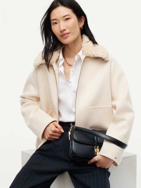 Black Heritage Convertible Crossbody Bag  Women