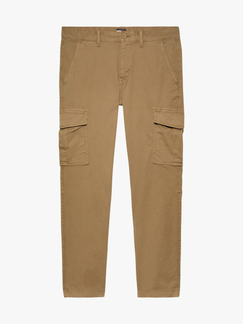 Khaki Austin Cargo Trousers  Men