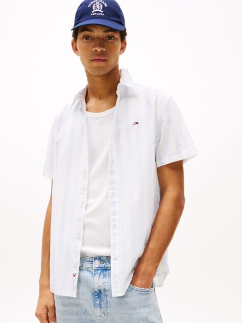Multi Regular Fit Linen Blend Shirt  Men