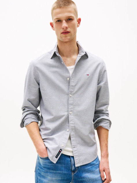 Blue Regular Fit Button Down Oxford Shirt  Men