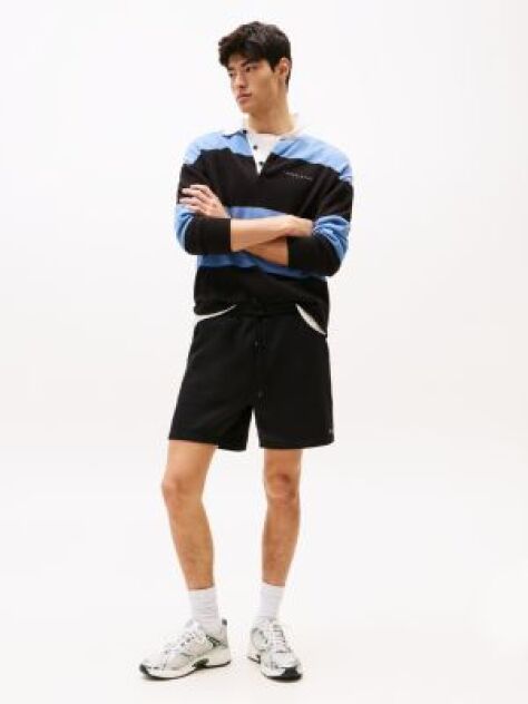 Black Flag Patch Regular Bermuda Shorts  Men