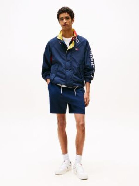 Blue Flag Patch Regular Bermuda Shorts  Men