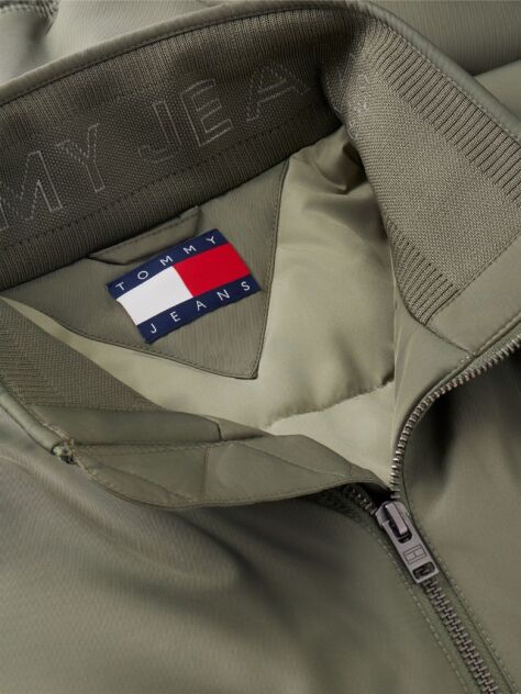 Green Water Repellent Relaxed Padded Jacket  Men