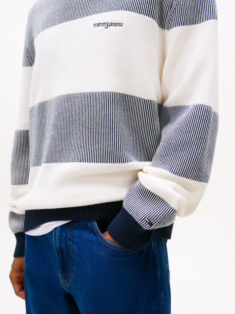 Multi Regular Stripe Jumper  Men