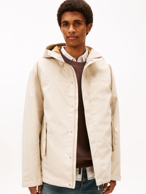 Beige 3-in-1 Padded Chicago Windbreaker  Men