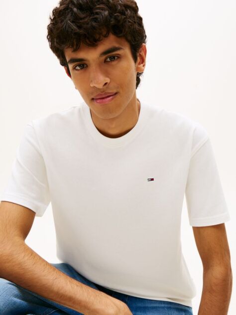White Tommy Flag Relaxed T-Shirt  Men