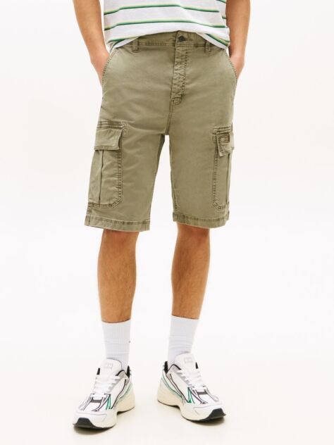 Green Otis Washed Cargo Bermuda Shorts  Men