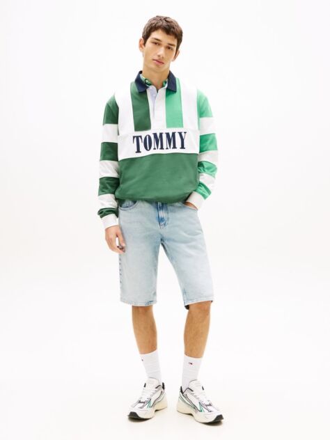 Denim Ronnie Whiskered Five-Pocket Slim Denim Bermuda Shorts  Men