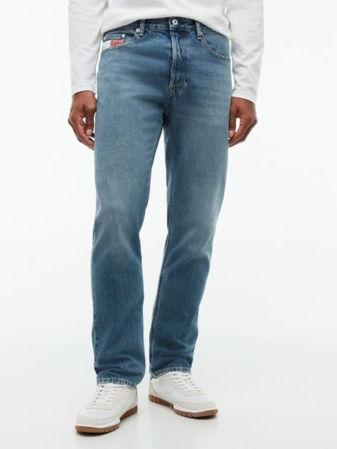 Denim Ryan Slim Straight Flag Pocket Jeans  Men
