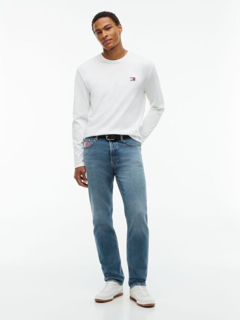 Denim Ryan Slim Straight Flag Pocket Jeans  Men