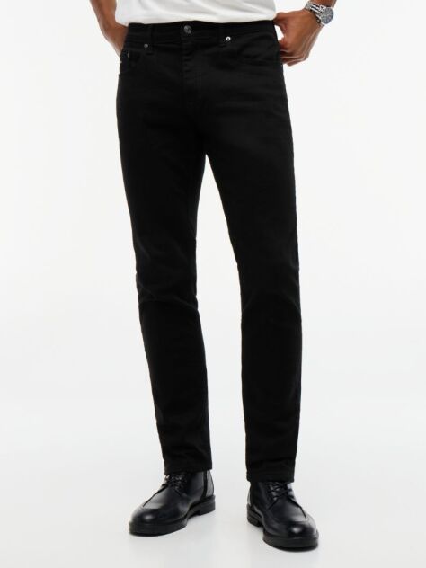 Denim Scanton Slim Black Jeans  Men