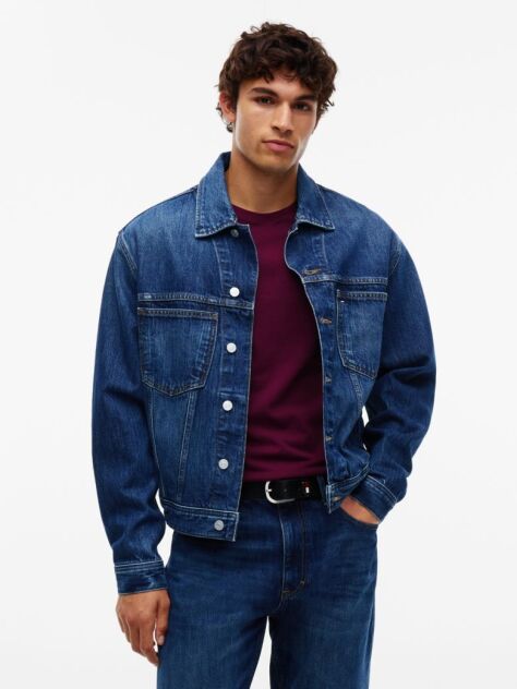 Denim Relaxed Denim Trucker Jacket  Men
