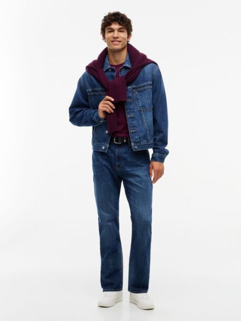 Denim Relaxed Denim Trucker Jacket  Men