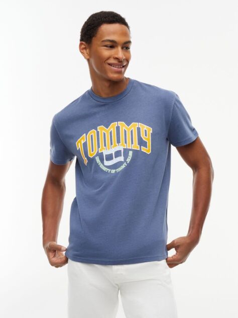 Blue Varsity Logo Jersey T-Shirt  Men