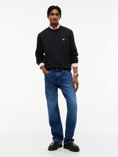 Black Badge Fleece Crew Neck Sweatshirt  Men