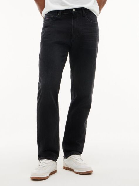 Denim Ryan Slim Straight Black Jeans  Men