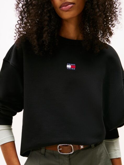Black Badge Boxy Fit Sweatshirt  Women